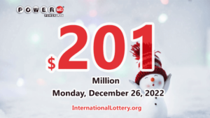 2022年12月24日的Powerball结果；头奖达到2.01