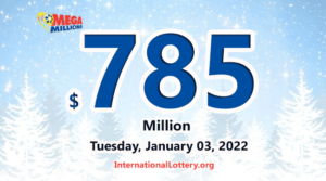 Mega Millions 的头奖在 2023 年的第一次抽奖中达到 7.85 亿美元。